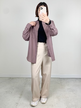 「StyleSea（スタイルシー）のアイテム」を使った、mayuさん（レディース・158cm）の秋コーディネート