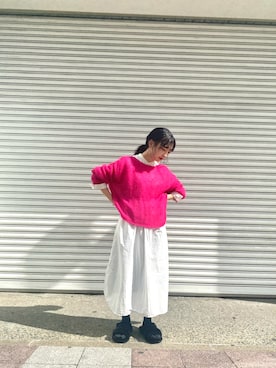 綾音さん（レディース・156cm）の秋コーディネート