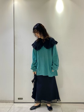 綾音さん（レディース・156cm）の夏コーディネート