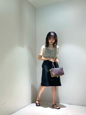 綾音さん（レディース・156cm）の夏コーディネート