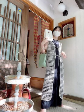 綾音さん(レディース・156cm)の夏コーディネート