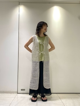 綾音さん(レディース・156cm)の夏コーディネート