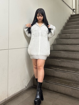 「フード」｜ayunaさん（レディース・160cm）の秋コーディネート