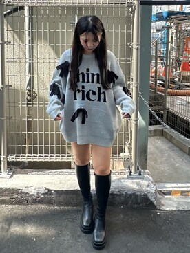 ayunaさん（レディース・160cm）の秋コーディネート