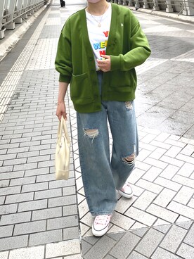 uraさん（レディース・160cm）の春コーディネート