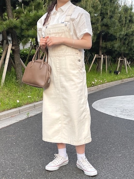 「PairPair（ペアペア）のアイテム（シャツ/ブラウス）」を使った、uraさん（レディース・160cm）の夏コーディネート