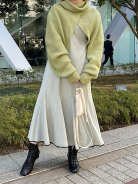 「epnok（エプノック）のアイテム」を使った、uraさん（レディース・160cm）の春コーディネート