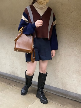 uraさん(レディース・160cm)の冬コーディネート