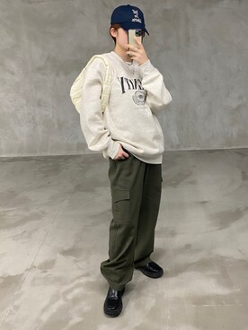 「apres jour mignon（アプレジュールミニョン）のアイテム（帽子）」を使った、uraさん（レディース・160cm）の秋コーディネート