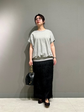 「CHIGNON（シニヨン）のアイテム（トップス）」を使った、shimaさん（レディース・153cm）の夏コーディネート