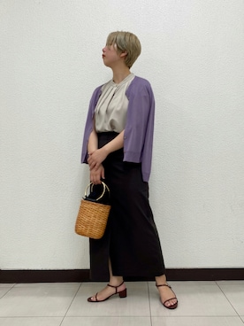 「URBAN RESEARCH ROSSO WOMEN（アーバンリサーチ　ロッソ）のアイテム（サンダル）」を使った、shimaさん（レディース・152cm）の夏コーディネート