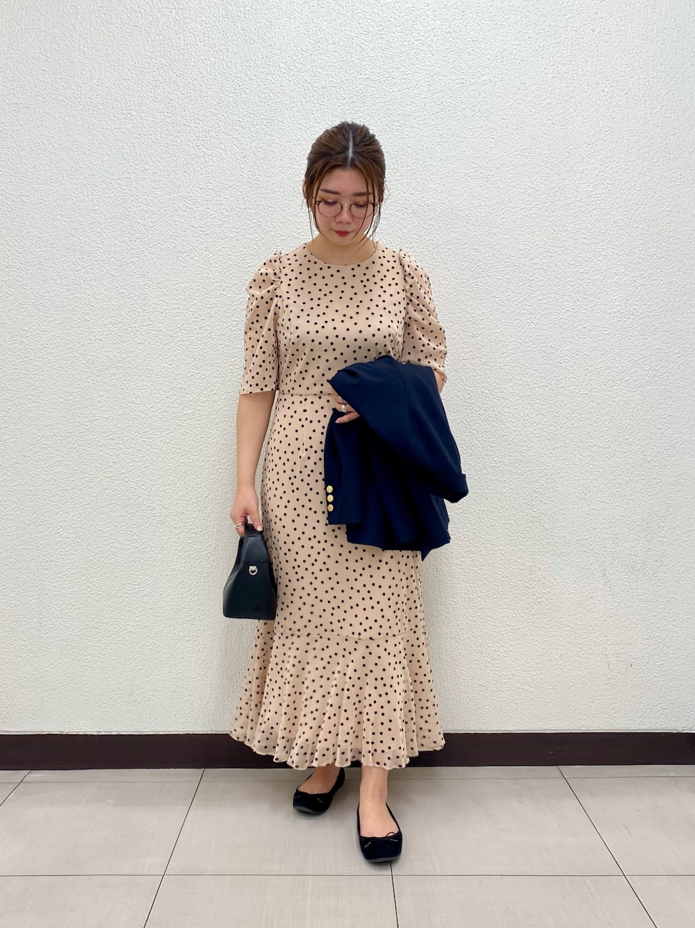 ドットフロッキードレス　Chaco×ROSSO 新品タグ付き URBAN RESEARCH ROSSO WOMEN（アーバンリサーチ ロッソ）の