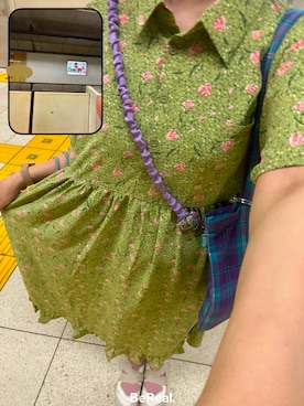 「アイテム（スマホグッズ）」を使った、ゆめさん（レディース・160cm）の夏コーディネート