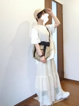 「Java（ジャバ）のアイテム」を使った、yuuu さん（レディース・153cm）の夏コーディネート