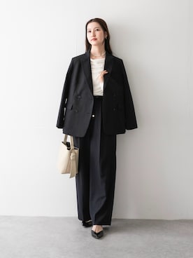 「URBAN RESEARCH ROSSO WOMEN（アーバンリサーチ　ロッソ）のアイテム」を使った、UNAさん（レディース・162cm）の秋コーディネート