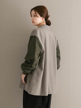 CHIGNON 袖ドッキングフォルムジャケット URBAN RESEARCH ROSSO｜『別注』CHIGNON×ROSSO 袖ドッキングフォルム