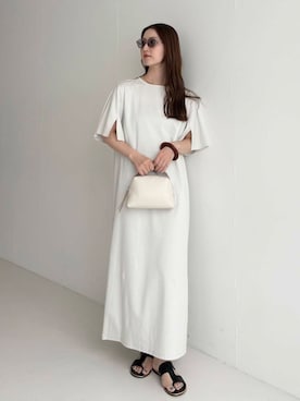 「URBAN RESEARCH ROSSO WOMEN（アーバンリサーチ　ロッソ）のアイテム（ワンピース/ドレス）」を使った、UNAさん（レディース・162cm）の夏コーディネート
