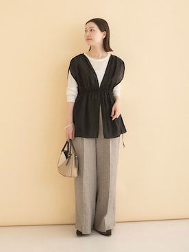 UNAさん（レディース・162cm）の冬コーディネート