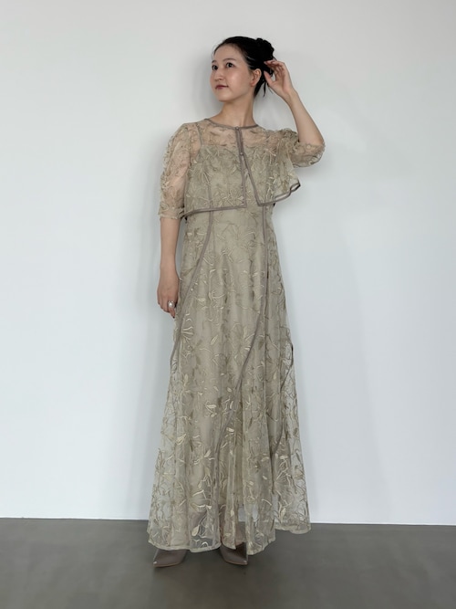 専用ドレス➕ RANCLIC Christmas Set【rompers】 niana（ニアナ） ドレス 総レース バックリボン パーティードレス