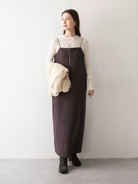 「ツイード」｜UNAさん（レディース・162cm）の秋コーディネート