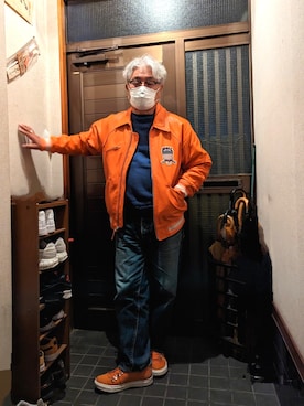 「Danner（ダナー）のアイテム（スニーカー）」を使った、avirexsさん（メンズ・165cm）の冬コーディネート