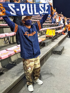 「Fanatics（ファナティクス）のアイテム」を使った、avirexsさん（メンズ・165cm）の春コーディネート