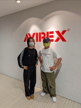 「KNOT（ノット）のアイテム」を使った、avirexsさん（メンズ・165cm）の春コーディネート
