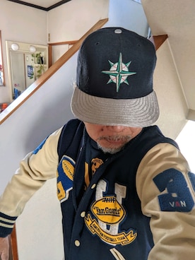 「VAN（バン）のアイテム」を使った、avirexsさん（メンズ・165cm）の冬コーディネート