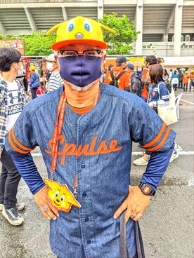 「Fanatics（ファナティクス）のアイテム」を使った、avirexsさん（メンズ・165cm）の春コーディネート