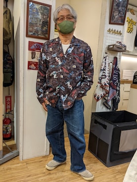 「TOP-SIDER（トップサイダー）のアイテム」を使った、avirexsさん（メンズ・165cm）の冬コーディネート