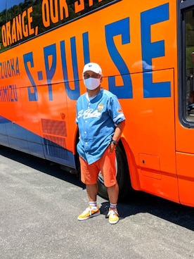 「Fanatics（ファナティクス）のアイテム」を使った、avirexsさん（メンズ・165cm）の夏コーディネート