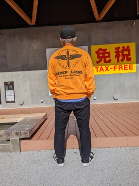 「AVIREX（アヴィレックス）のアイテム（スウェットパンツ）」を使った、avirexsさん（メンズ・165cm）の秋コーディネート