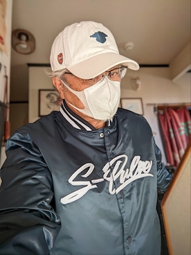 「Fanatics（ファナティクス）のアイテム」を使った、avirexsさん（メンズ・165cm）の冬コーディネート