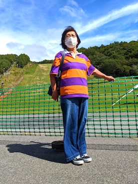 「canterbury（カンタベリー）のアイテム」を使った、avirexsさん（レディース・165cm）の秋コーディネート