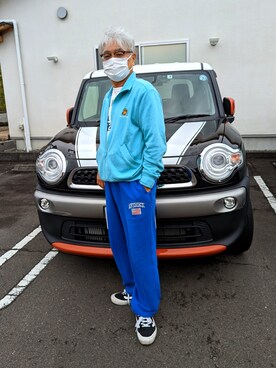 「AVIREX（アヴィレックス）のアイテム（スウェットパンツ）」を使った、avirexsさん（メンズ・165cm）の春コーディネート