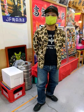「Buzz Rickson's（バズリクソンズ）のアイテム（スウェット）」を使った、avirexsさん（メンズ・165cm）の秋コーディネート