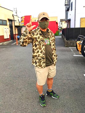 「STUDIO D'ARTISAN（ステュディオ・ダ・ルチザン）のアイテム（ジャケット/アウター）」を使った、avirexsさん（メンズ・165cm）の夏コーディネート