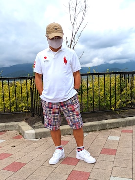 「VAN（バン）のアイテム」を使った、avirexsさん（メンズ・165cm）の夏コーディネート