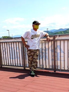 「Genuine（ジェニュイン）のアイテム」を使った、avirexsさん（メンズ・165cm）の春コーディネート