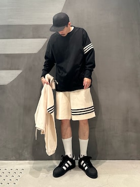 「スタッフコーデ」｜「アイテム（ナイロンジャケット）」を使った、SKさん（メンズ・172cm）の夏コーディネート