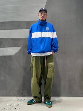 「アディダスコーデ」｜「アイテム（ジャケット/アウター）」を使った、SKさん（メンズ・172cm）の夏コーディネート