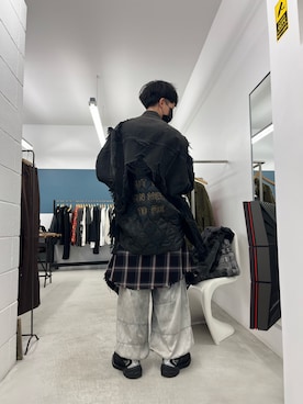 「MIHARAYASUHIRO（ミハラヤスヒロ）のアイテム」を使った、しゅんさん（メンズ・178cm）の秋コーディネート