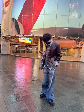 「アイテム（テーラードジャケット）」を使った、しゅんさん（メンズ・178cm・20代）の秋コーディネート