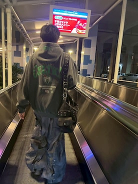 「NBA（エヌビーエー）のアイテム」を使った、しゅんさん（メンズ・178cm）の秋コーディネート