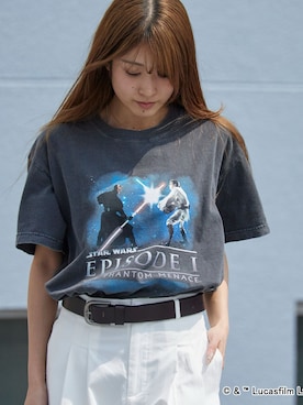 「GOOD ROCK SPEED（グッドロックスピード）のアイテム」を使った、萌笑さん（レディース・157cm）の春コーディネート