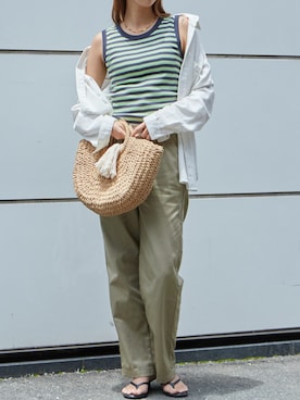 萌笑さん(レディース・157cm)の夏コーディネート