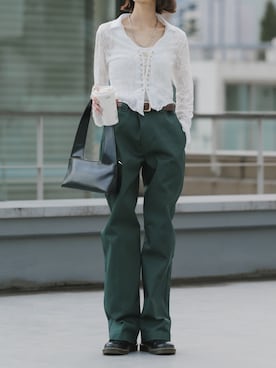 「Chick（チック）のアイテム」を使った、萌笑さん（レディース・157cm）の秋コーディネート