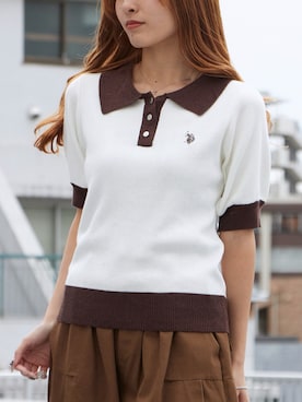 「Chick（チック）のアイテム」を使った、萌笑さん（レディース・157cm）の冬コーディネート