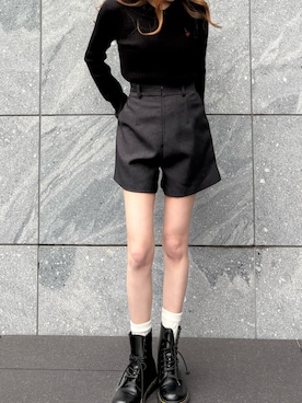 萌笑さん（レディース・157cm）の冬コーディネート