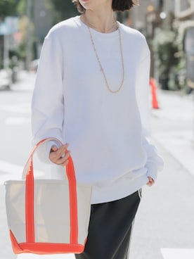 「Calvin Klein（カルバン・クライン）のCalvin Klein/カルバンクライン MODERN COTTON ビキニショーツ（ショーツ、ホワイト系）」を使った、萌笑さん（レディース・157cm）の秋コーディネート